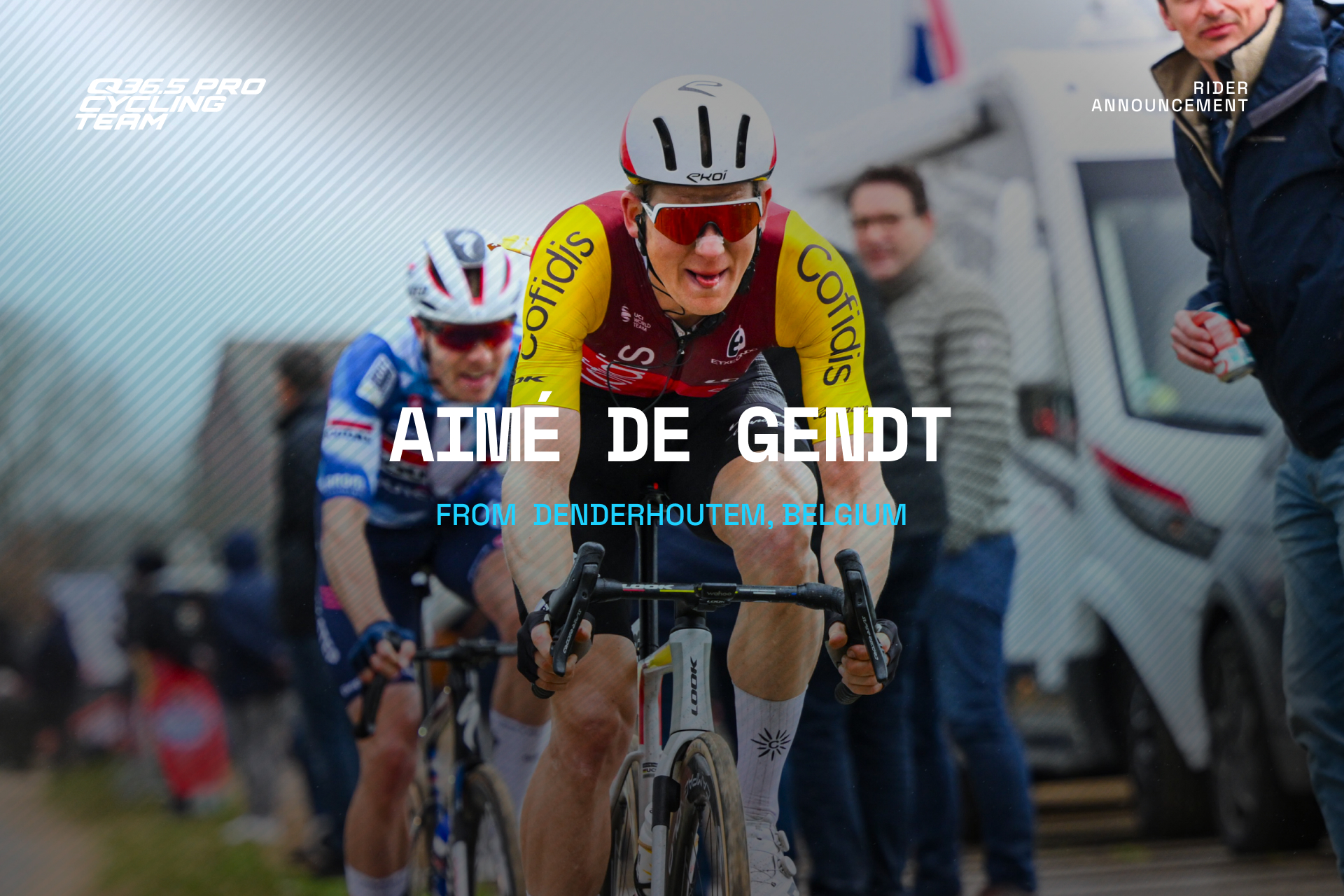 Aimé De Gendt joins Q36.5 Pro Cycling Team for 2026 and 2027.